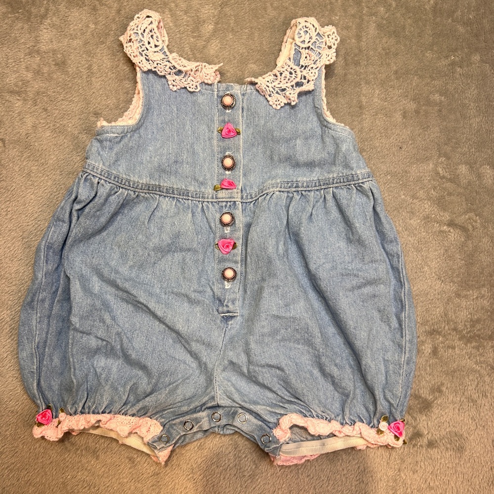 Vintage Baby Bubble romper 12M